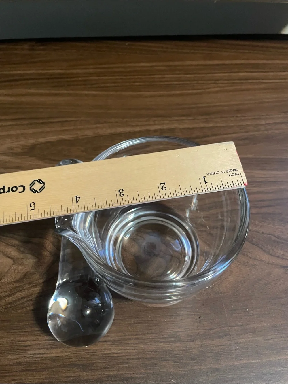 Clear Glass Mortar and Pestle - Transparent Crystal Mixing Bowl and Grinder